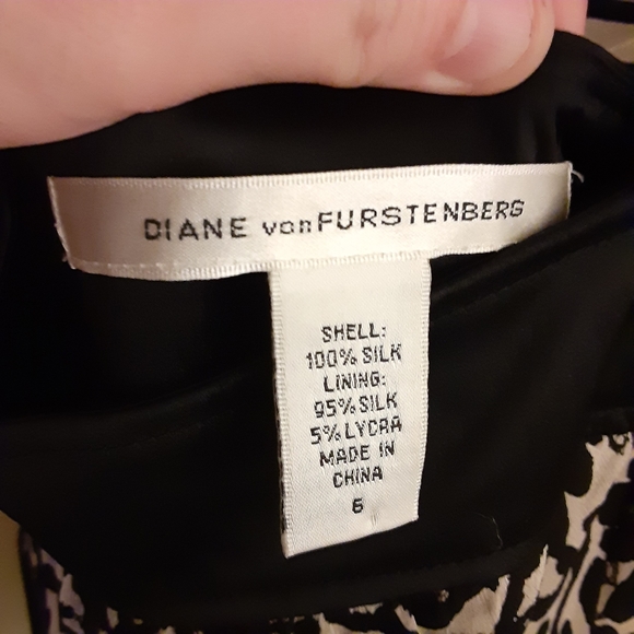 Diane Von Furstenburg silk shift dress size 6 - Picture 7 of 8